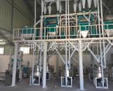 新鄉(xiāng)封丘7組石磨面粉機(jī)組安裝案例